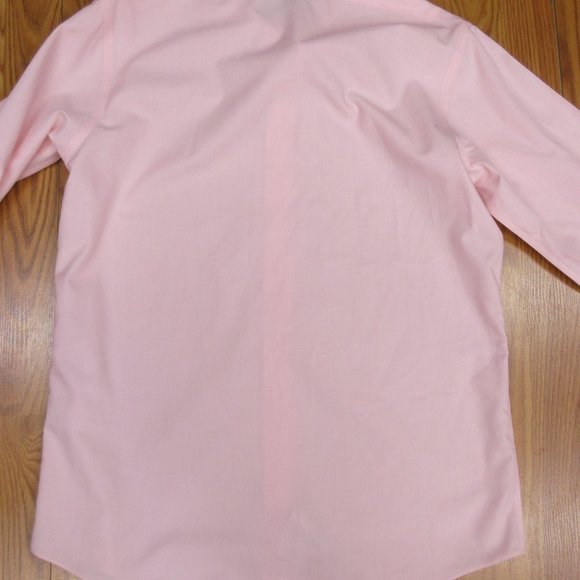 BROOKS BROTHERS CLASSIC FIT FRENCH CUFF 100% COTTON SHIRT PALE PINK Sz LARGE, L - Picture 4 of 4